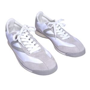 TRETORN Rawlins 2.0 Sneakers White Taupe Suede Lace Up Casual Women's 10M